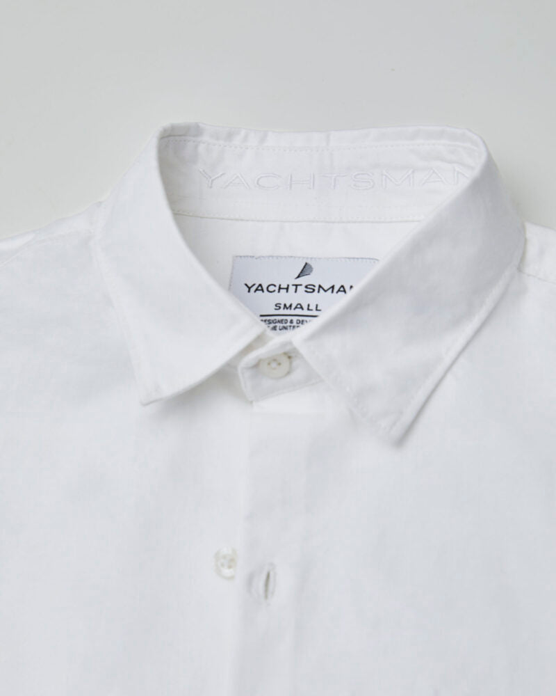 Andiamo – Yachtsman’s Lightweight Tailored Summer Shirt (Polar White)